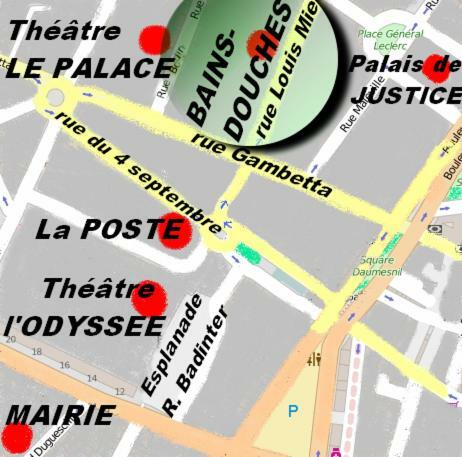 Les Bains Douches Aparthotel Périgueux Eksteriør bilde